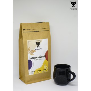 Cà phê Arabica Cầu Đất Catimor blend Typica FOX CAFE - Cafe đặc sản thích hợp làm quà tặng, đồ uống, Cold Brew 500g 250g