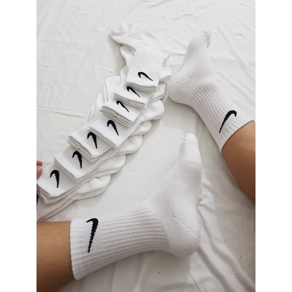 [HÀNG ĐẸP] Tất/Vớ Nike thể thao CỔ CAO, CỔ LỬNG, CỔ THẤP nam nữ hàng siêu đẹp cotton 100% XNK