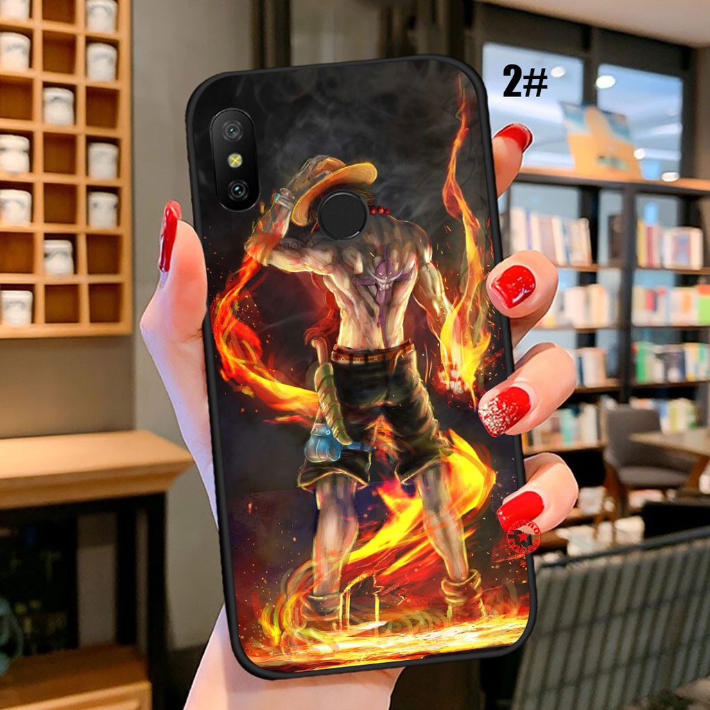 Ốp Điện Thoại Họa Tiết Hoạt Hình one piece luffy Cho xiaomi redmi note 5 6 7 pro 5a ti12