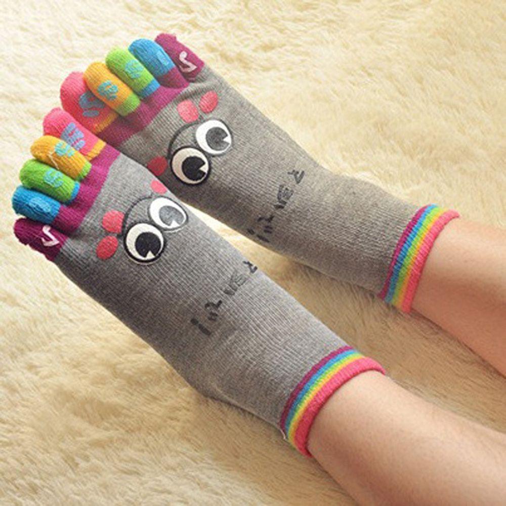 Đôi Vớ Xỏ Năm Ngón Bằng Vải Cotton Dễ Thương Cho Nữ