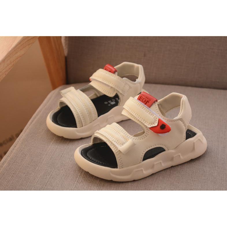 Dép Sandal Trẻ Em ♥ FREESHIP ♥ Dép Sandal Quai Ngang Bé Trai Da Mềm Đi Êm KX002