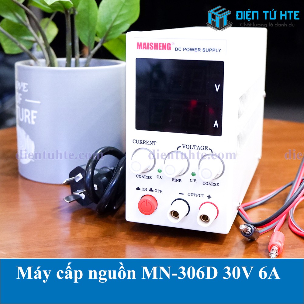 Máy cấp nguồn DC 30V 6A MN-306D điều chỉnh 0-30V 0-6A [CN2]