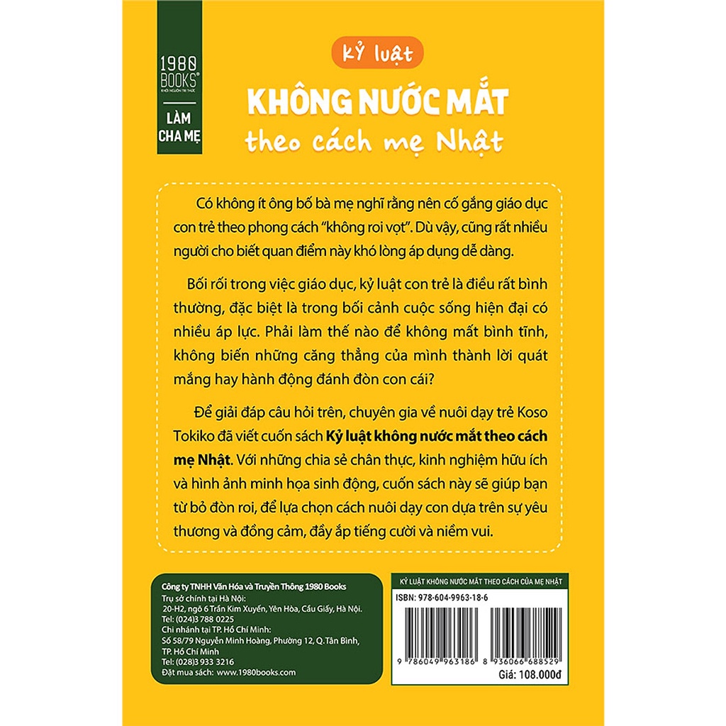Sách - Kỷ Luật Không Nước Mắt Theo Cách Mẹ Nhật