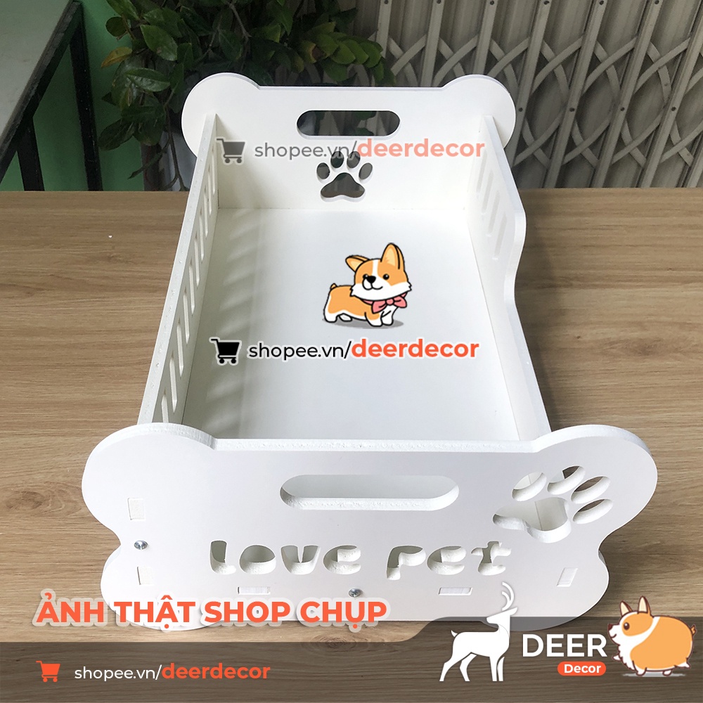Giường Ngủ Cho Thú Cưng - Giường Ngủ Chó Mèo Sang Chảnh - Deer Decor - Petbed1
