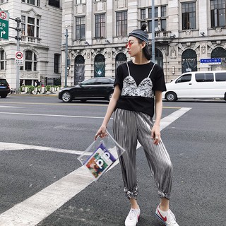 🔥 Quần Pleated Sequin