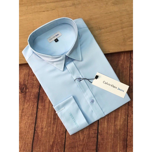 ÁO SƠ MI NAM CÔNG SỞ DÀI TAY THÊU LOGO | BigBuy360 - bigbuy360.vn