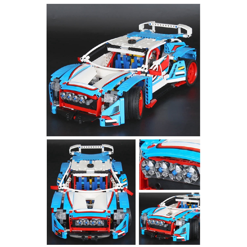 20077 Technic Rally Car Compatible Lego 42077 Building Blocks Bricks Toys DIY Education