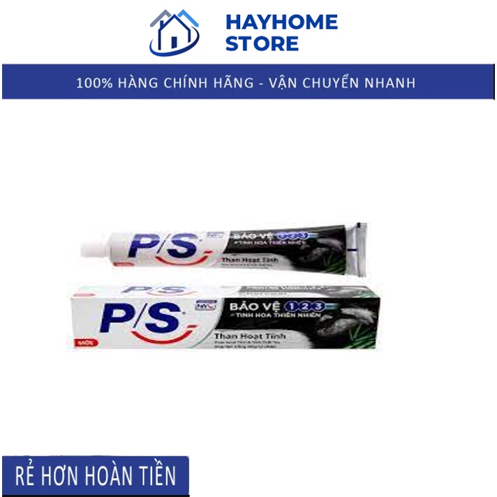 Kem đánh răng PS Than hoạt tính 30g