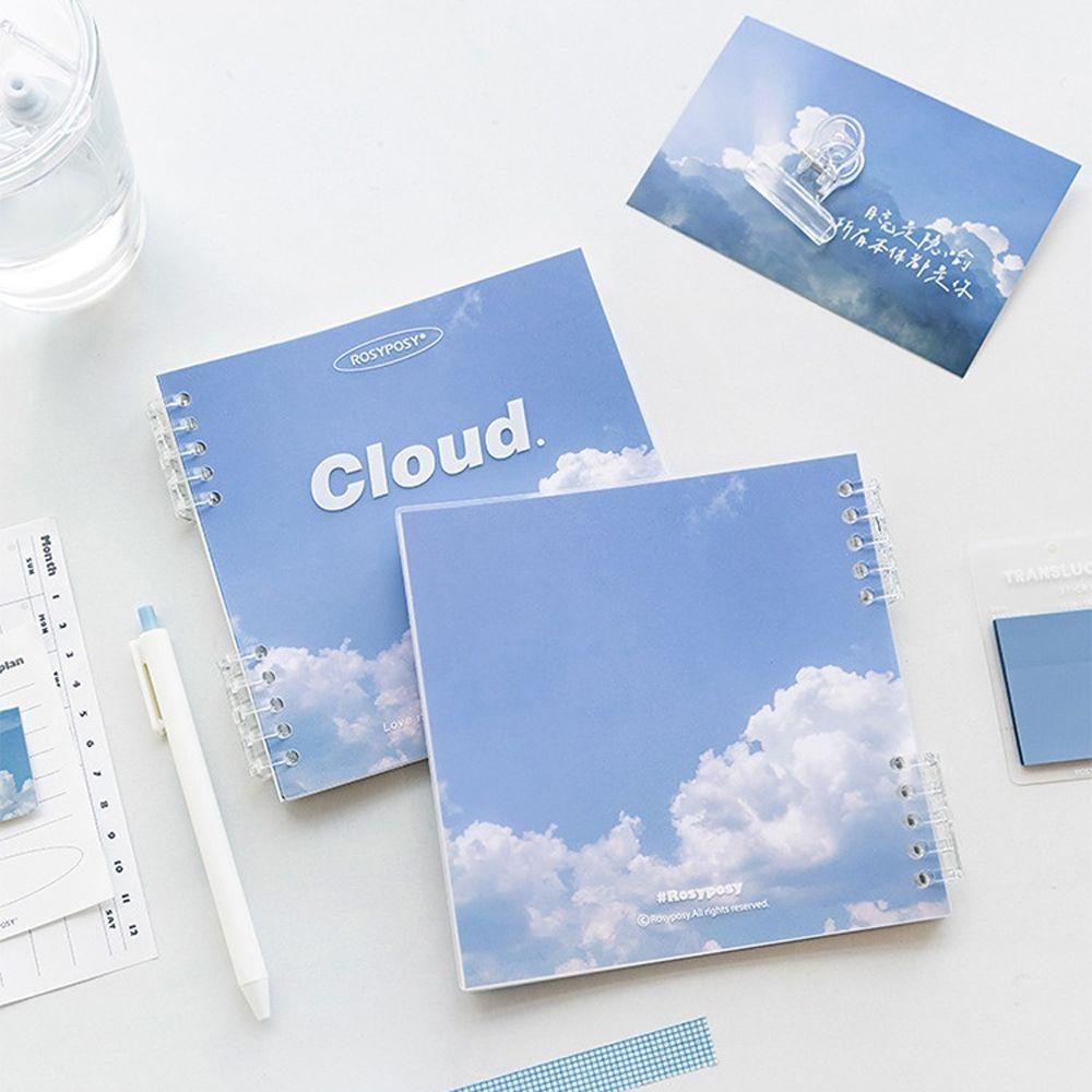 Lloyd Sổ Tay Ghi Chú Chống Thấm Nước Hình Đám Mây Sáng Tạo Kèm Túi Đựng DIY