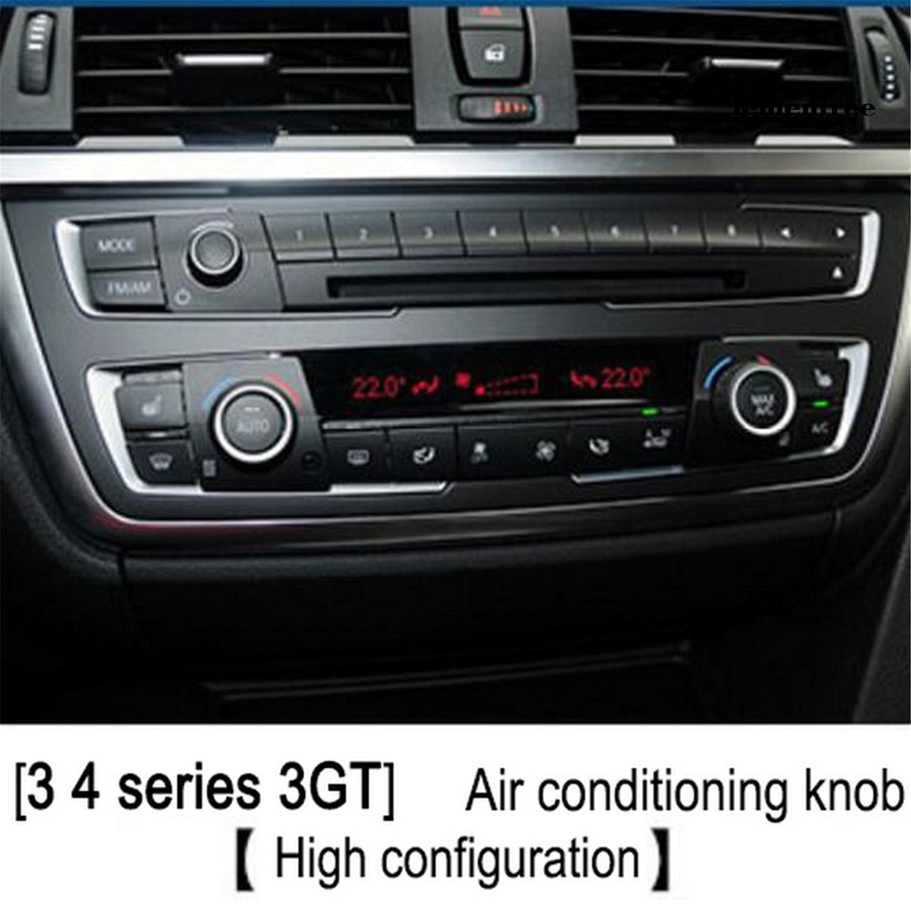 Set 3 Vòng Tròn Trang Trí Núm Điều Hòa Xe Hơi BMW 1234 Series