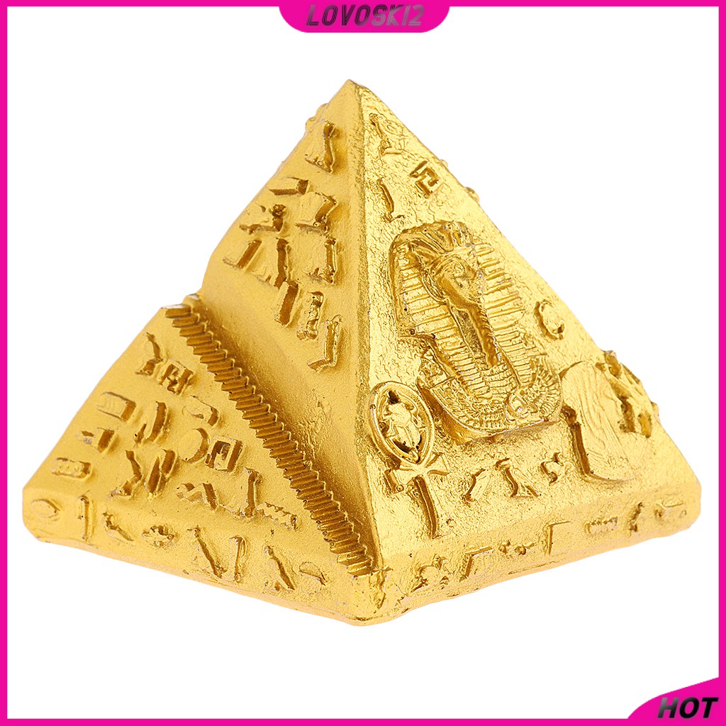 Mô Hình Kim Tự Tháp Ai Cập Cổ Đại Xi Mạ Vàng Vevoki2