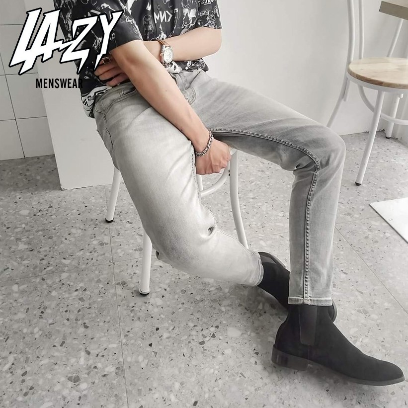 Quần jean nam skinny Streetwear Cao Cấp Dáng ôm Jean Thun Co Giãn