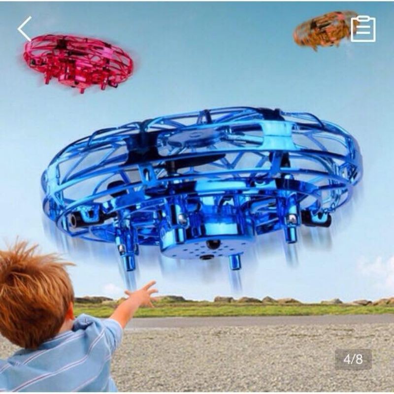[Mã LIFEXANH03 giảm 10% đơn 500K] Đĩa bay UFO cảm ứng hồng ngoại thông minh cho bé