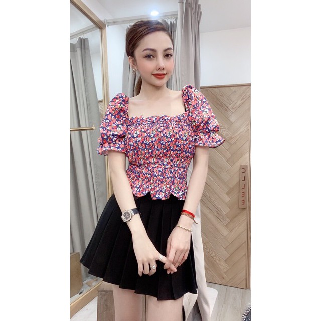 Chân váy TENNIS nữ ngắn thời trang, chân váy nữ học sinh xếp ly trơn màu mã