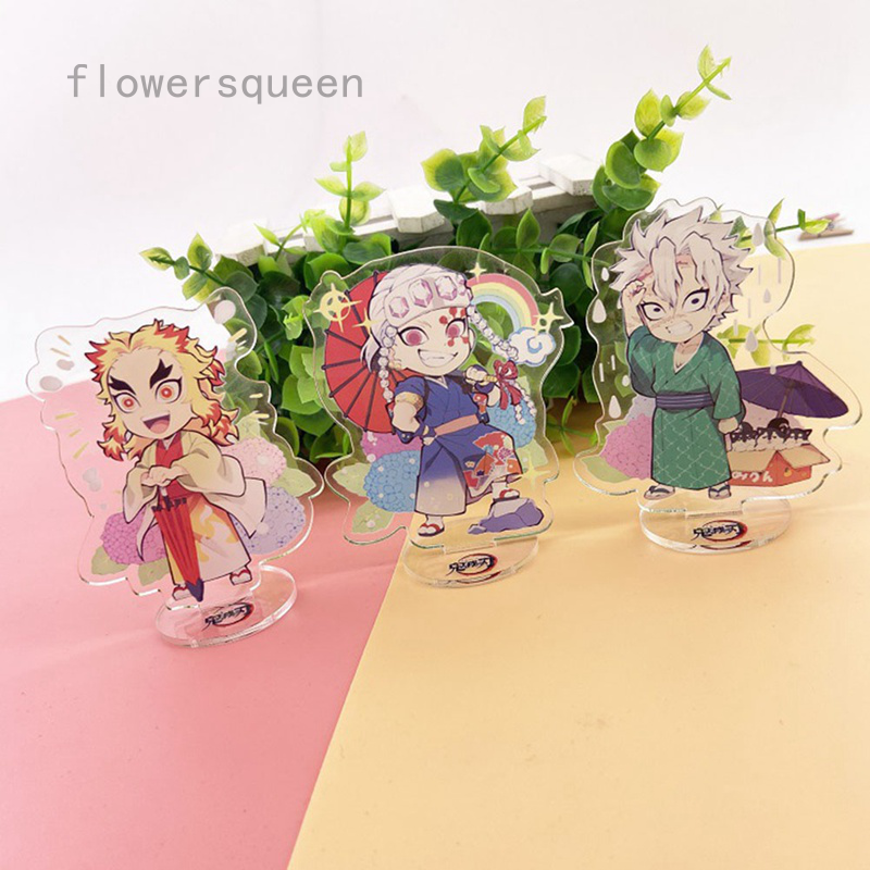 flowersqueen Tượng Mô Hình Nhân Vật Anime Trang Trí Dễ Thương