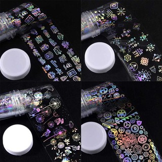 [Hàng mới về] Giấy dán móng nghệ thuật hình ngọn lửa holographic