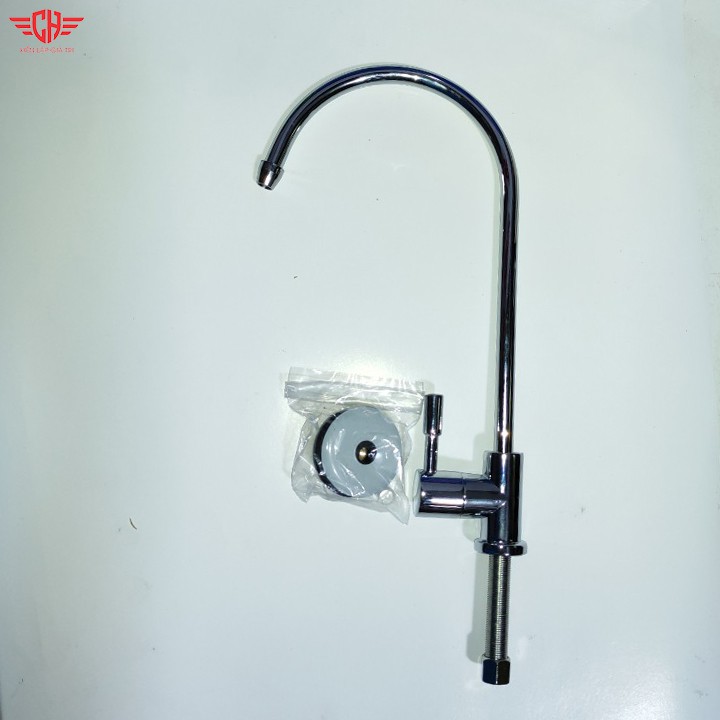 Vòi vặn cổ ngỗng inox tay gạt Faucet dùng cho máy lọc nước R.O