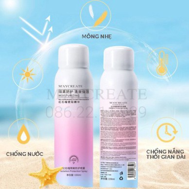 Xịt Chống Nắng Maycreate Hàng Nội Địa Trung ILY