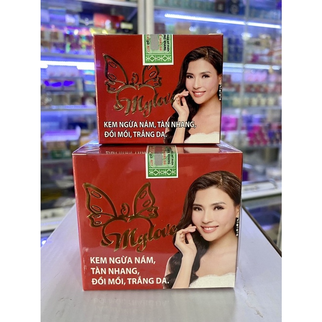 Kem Ngừa Nám - Tàn Nhang Đồi Mồi - Trắng Da & Chống Nắng MYLOVE 12g - HÀNG CHÍNH HÃNG