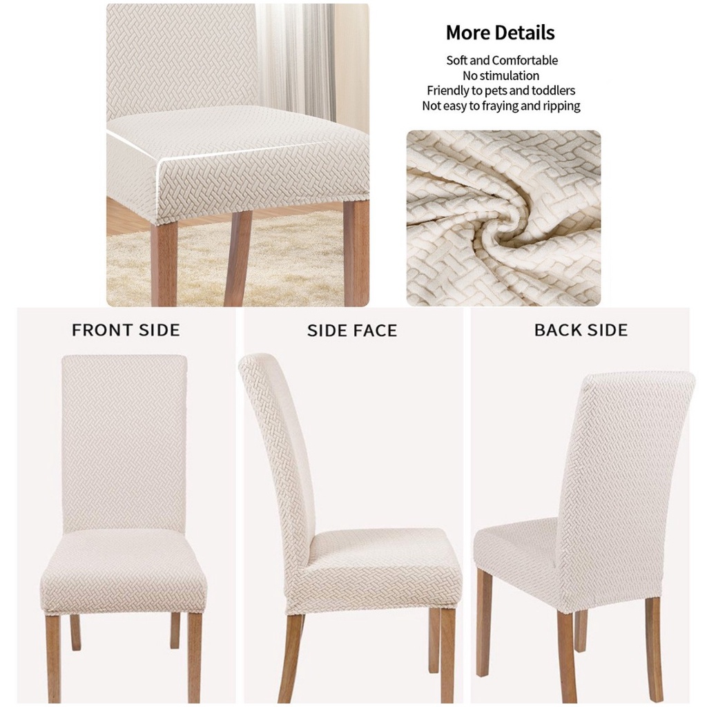 Vỏ Bọc Ghế Ngồi Bàn Ăn Co Giãn Độc Đáo Trang Trí Nhà Cửa