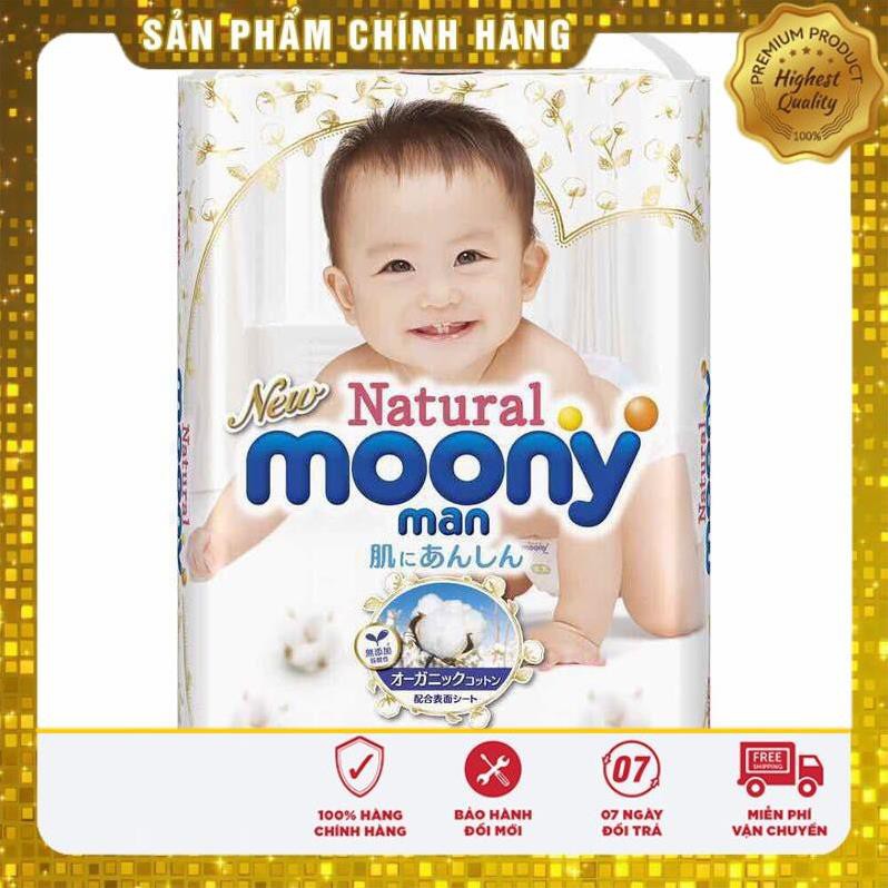 [Rẻ Vô Địch][Nội Địa Nhật] Tã/Bỉm Moony Natural Nội Địa Nhật cộng miếng Dán/Quần ĐỦ SIZE NB63/S58/M48/L36/XL32