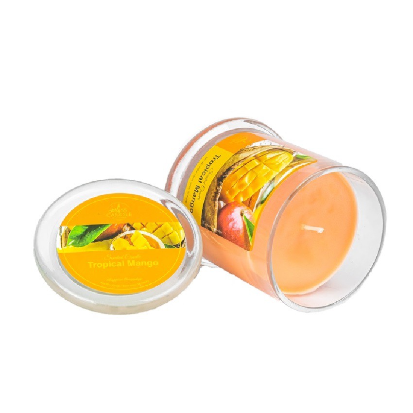 Hũ nến thơm Miss Candle NQM3414 Tropical Mango (Hương trái cây)