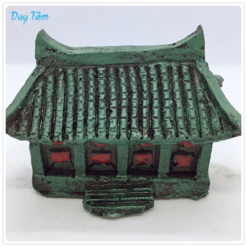 Tiểu cảnh bể cá, hồ cá, bán cạn, thủy sinh, non bộ, trang trí terrarium, sen đá, bonsai. TC008- Mô hình nhà mini.