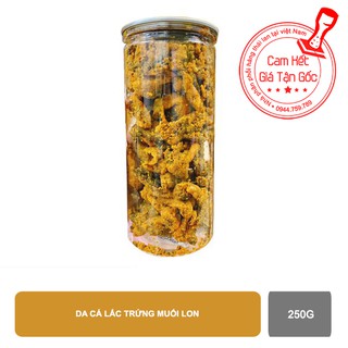 Da cá lắc trứng muối lon 250gam