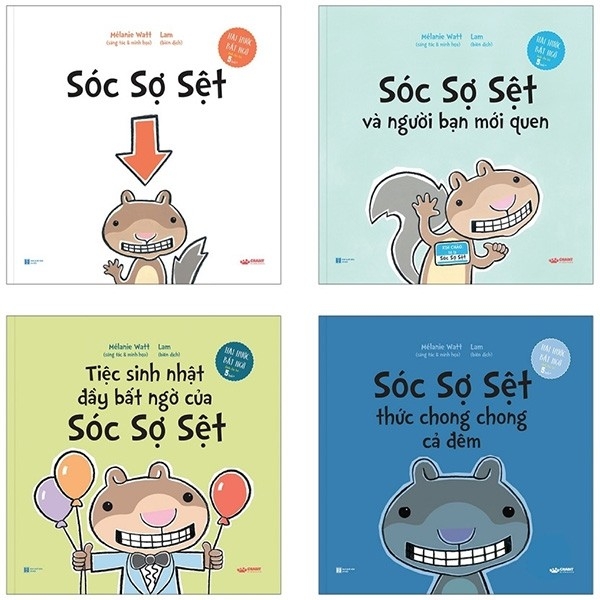 Sách Bộ Sách Sóc Sợ Sệt (Bộ 4 Cuốn)