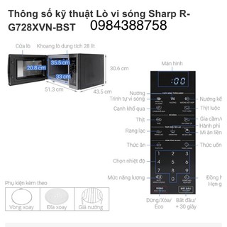 Đĩa lò vi sóng chính hãng sharp 28l