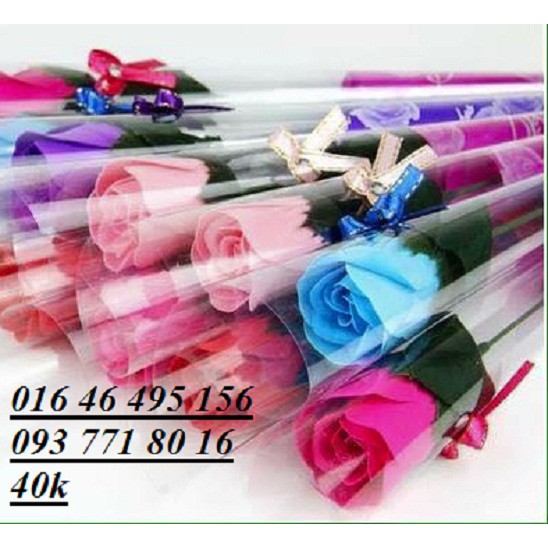 20-10 Hoa hồng sáp thơm 1 Bông