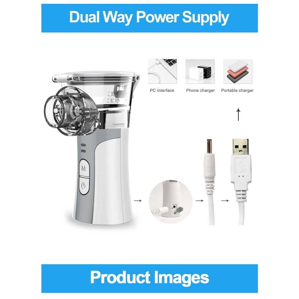 Máy Xông Mũi Họng Siêu Âm Cầm Tay