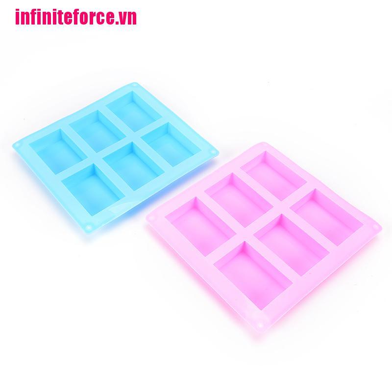 [INVN]6 company rectangular handmade soap mold