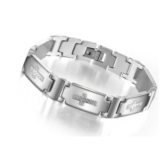 Lắc tay nam inox kiểu Hàn Quốc
