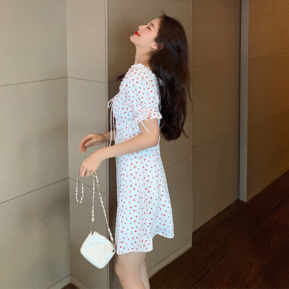 Đầm nữ , váy nữ họa tiết chấm bi dáng suông phong cách thời trang nhẹ nhàng TMODE.SHOP | BigBuy360 - bigbuy360.vn