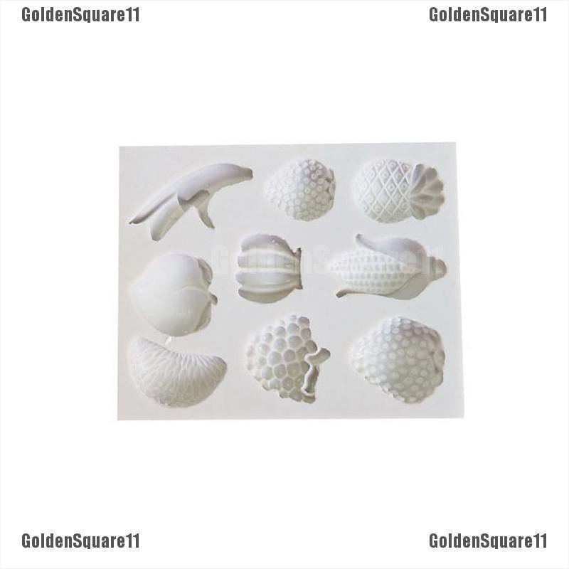 Khuôn silicone Tạo Hình Làm Bánh Kẹo Hình Trái Cây