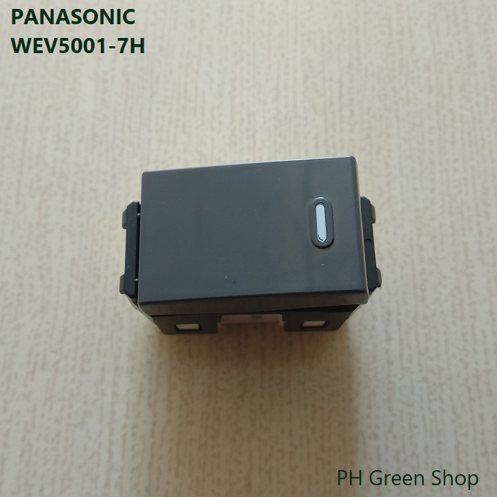 Công tắc Panasonic màu đen - Công tắc đơn - Công tắc đảo chiều