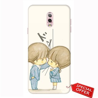 Ốp lưng Samsung J7 Plus - nhựa dẻo Silicone in hình Ato Couples