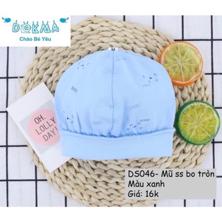 [DS046 MÀU] Mũ sơ sinh bo tròn Dokma cho bé