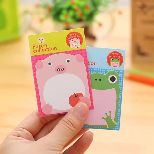 Giấy Nhớ Giấy Ghi Nhớ Giấy Ghi Chú Giấy Note Động Vật Dễ Thương Siêu Cute