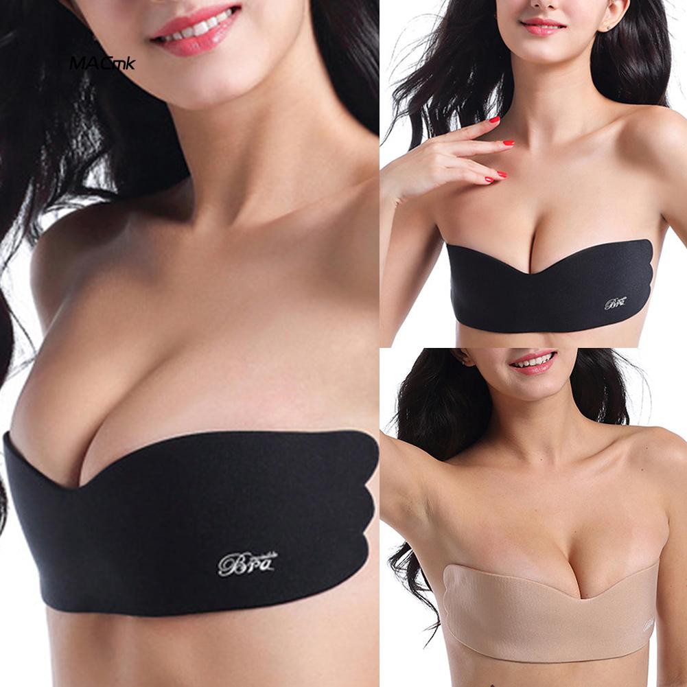 Áo Ngực Dán Silicone Không Dây Nâng Ngực Cho Nữ Mac1