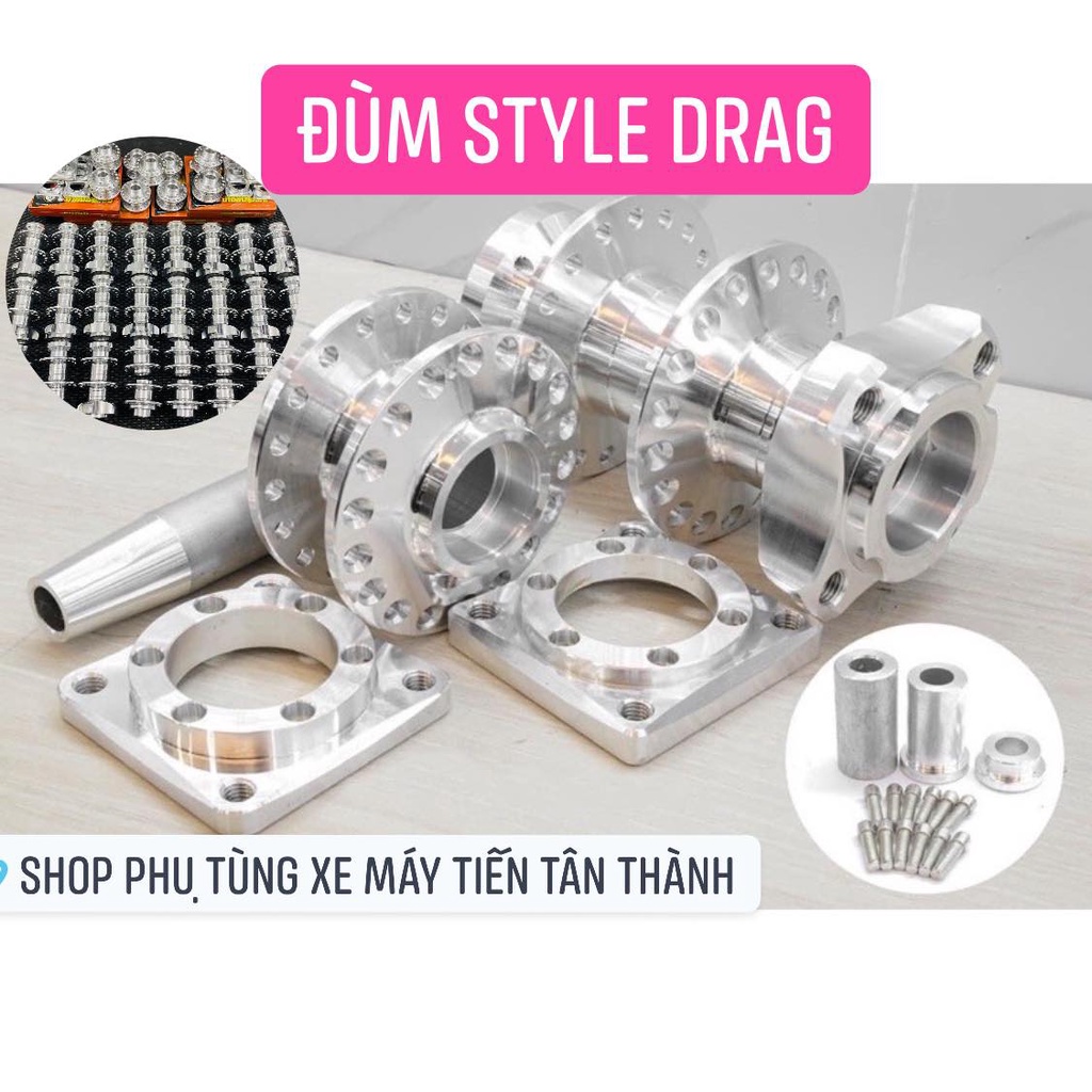 [VÀNH BÁNH DRAG] ĐÙM DRAG / CĂM / NIỀNG NHÔM WINNER - SONIC - EXCITER- RAIDER SATRIA