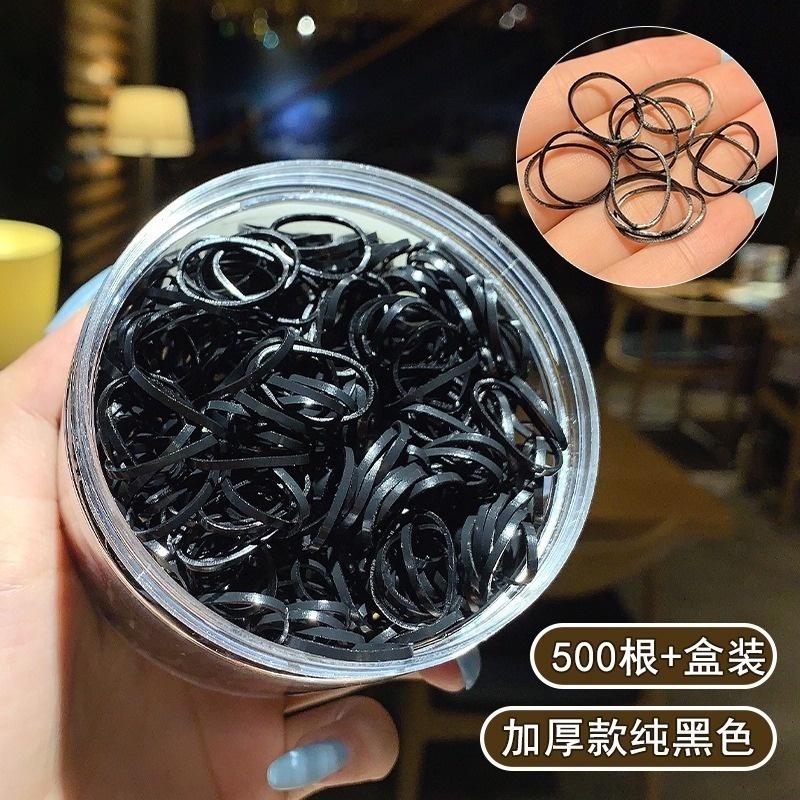 Thun cột tóc nữ Hàn Quốc dễ thương- Phụ kiện buộc tóc đẹp nhiều màu xanh, đỏ, tím, vàng, trắng, đen