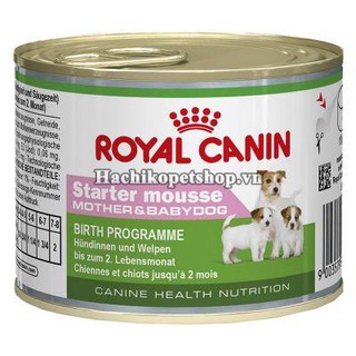 ROYAL CANIN PATE STARTER MOUSSE (PATE CHO CHÓ MẸ & CHÓ CON)