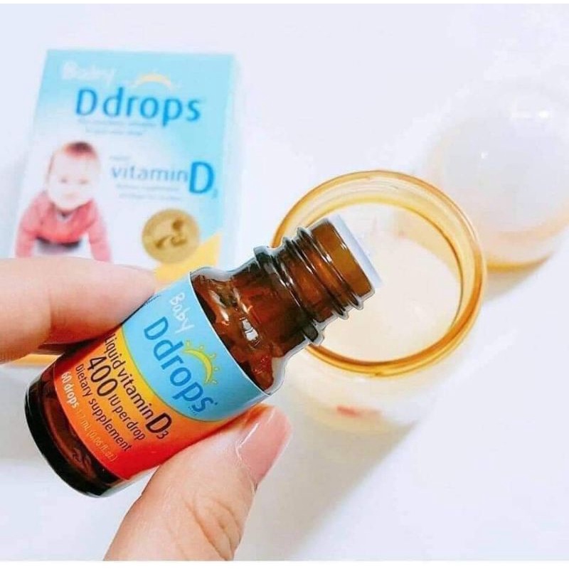 VITAMIN D DROPS 400IU CHO BÉ TỪ SƠ SINH