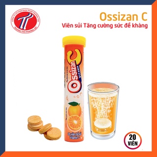 💥FREESHIP💥Viên sủi Bổ Sung Vitamin Ossizan C,Tăng Đề Kháng, Phòng Ngừa Virus, Tuýp 20 viên – Sản phẩm chính hãng