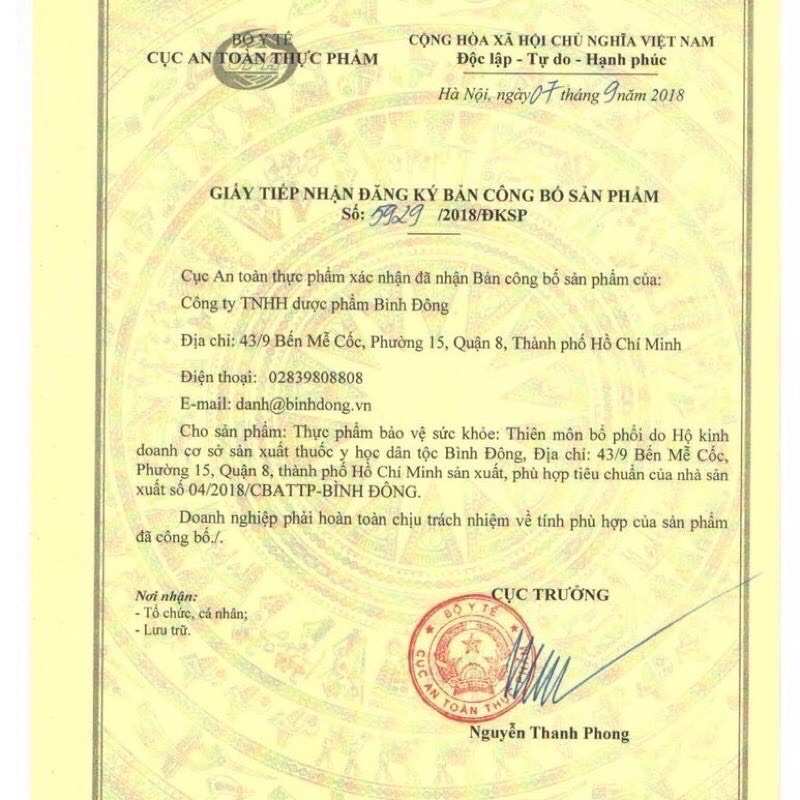 Thiên Môn Bổ Phổi trẻ em 90ml