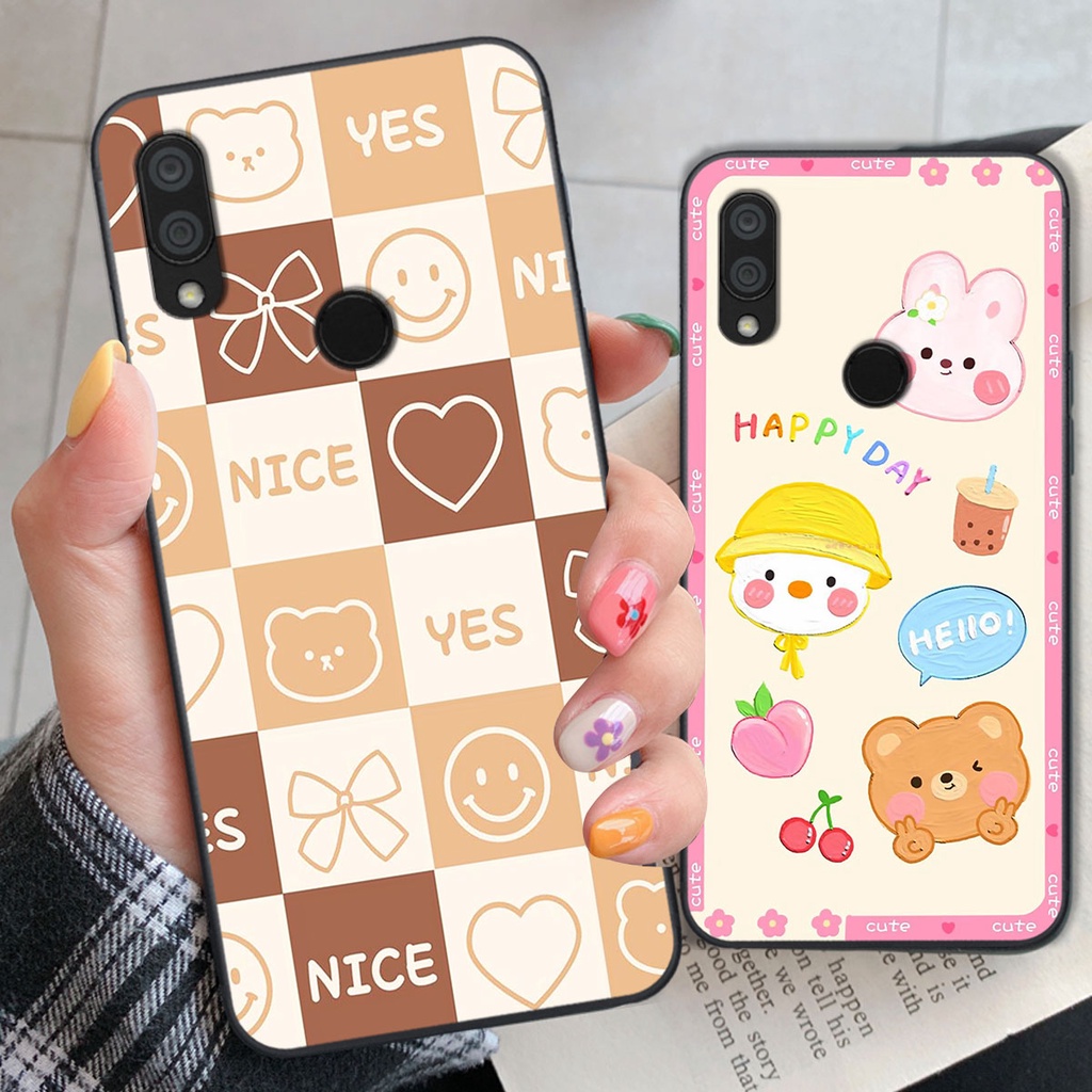 Ốp lưng Xiaomi REDMI 7 happy day, gấu bear dễ thương - BỀN - ĐẸP -BAO GIÁ TOÀN THỊ TRƯỜNG