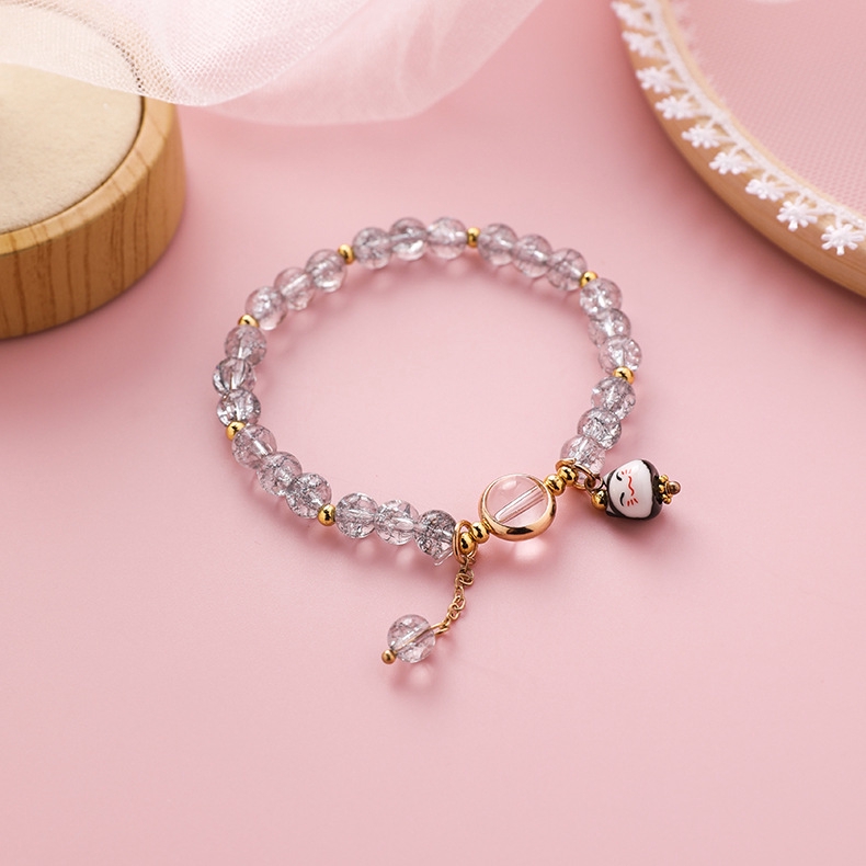 XiaoboACC Vòng Tay Đính Đá Pha Lê Nhiều Màu Sắc Thời Trang | BigBuy360 - bigbuy360.vn