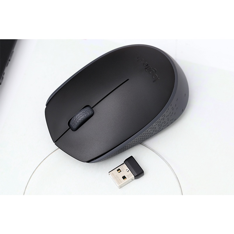 Chuột không dây Logitech M170 Đen tặng kèm PIN AA